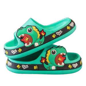 Dino Roar Kids Crocs – Soft Slide Edition