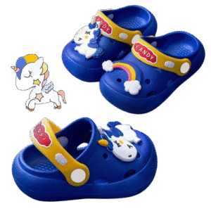 Unicorn Magic Blue Crocs for Kids – Soft, Stylish & Fun!